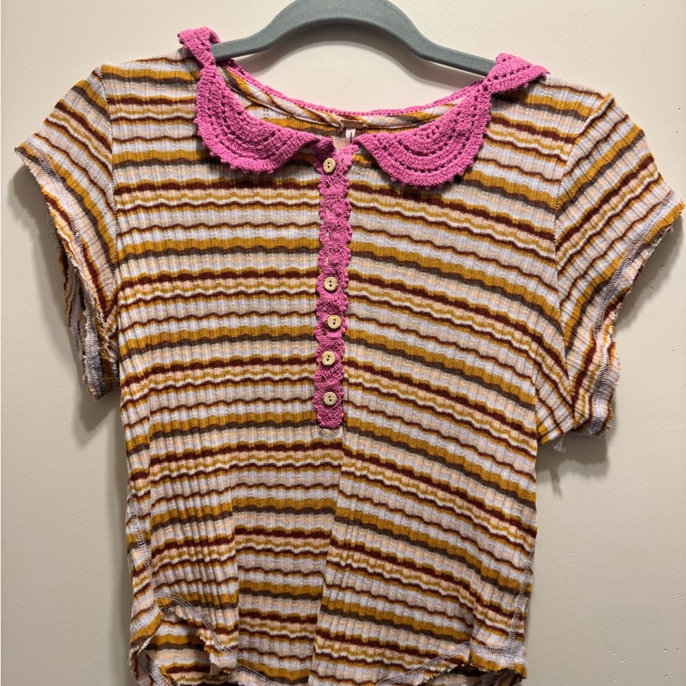Free People Striped top